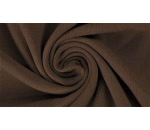 Bio Jersey Lillestoff - Uni dunkelbraun